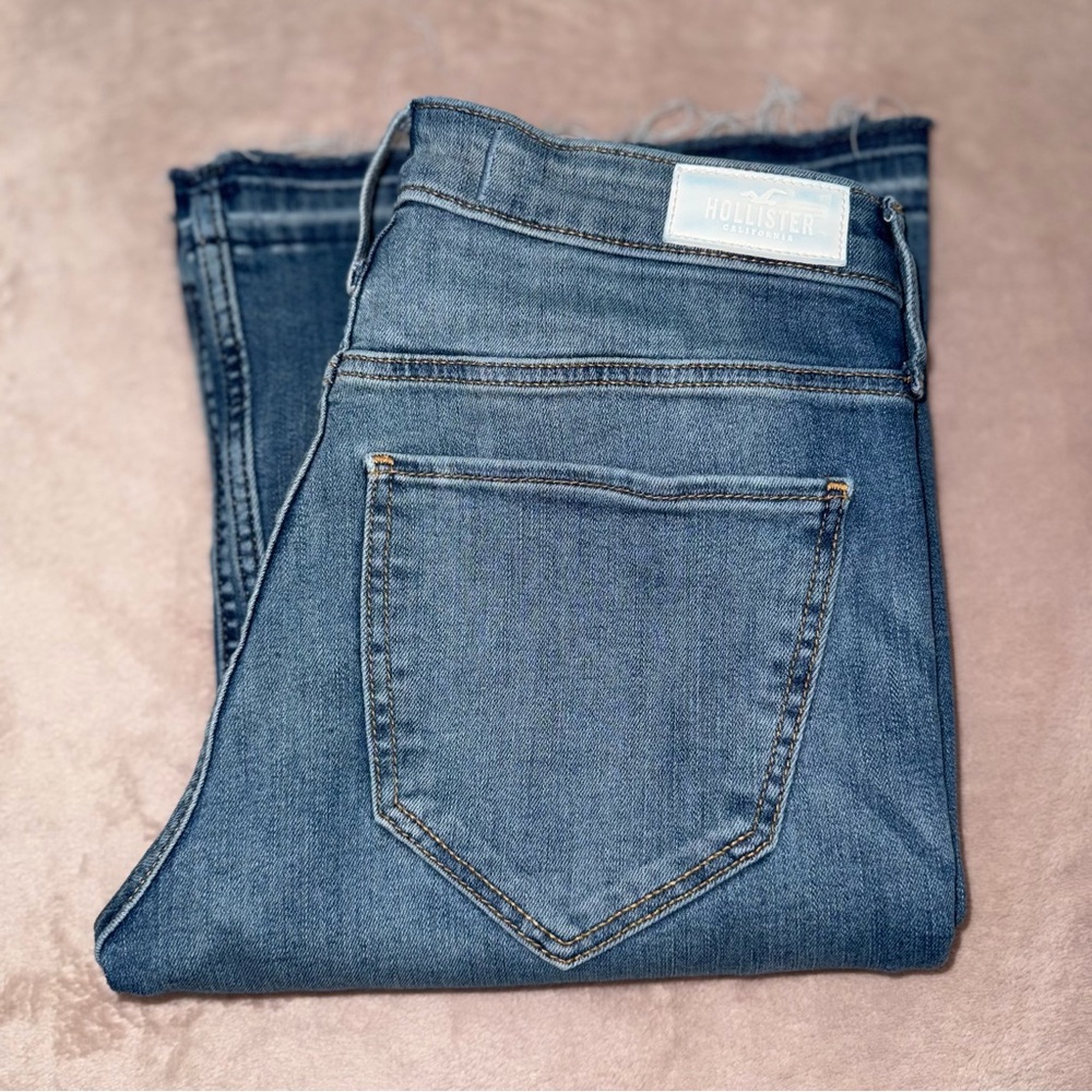 Hollister high rise vintage flare distressed Jean size 28/L31 - Picture 6 of 13